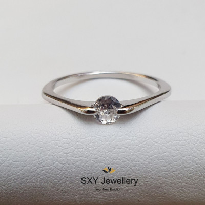 Women's Silver Zirconia Ring | BYR01154