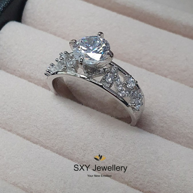 Дамски сребърен пръстен | SR2590