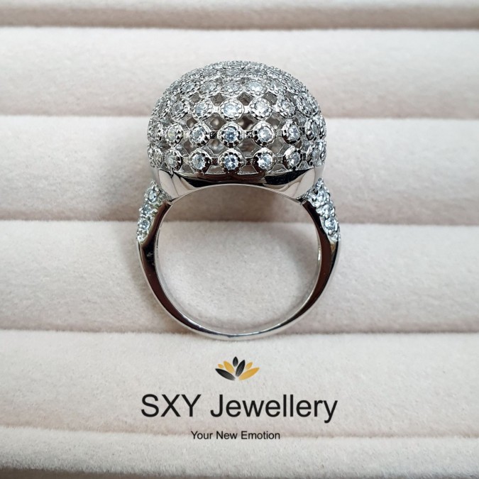 Дамски сребърен пръстен | SR2594