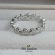 Дамски сребърен пръстен с циркони | SR3605