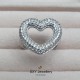 Дамски сребърен пръстен "Сърце" | SR3432