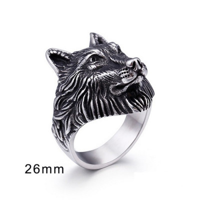Мужское кольцо из медицинской стали Wolf | SR48275