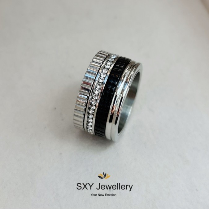 Дамски пръстен от медицинска стомана | SR44339