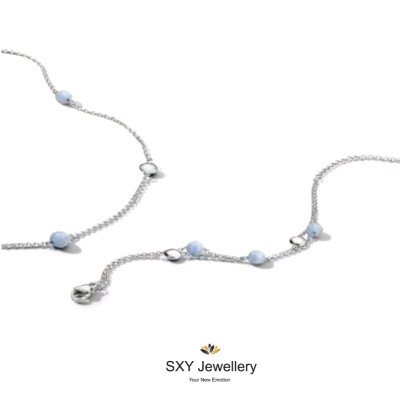 Дамски комплект от стомана "Синя фантазия" | SS202039 Дамски комплект от стомана "Синя фантазия" | SS202039